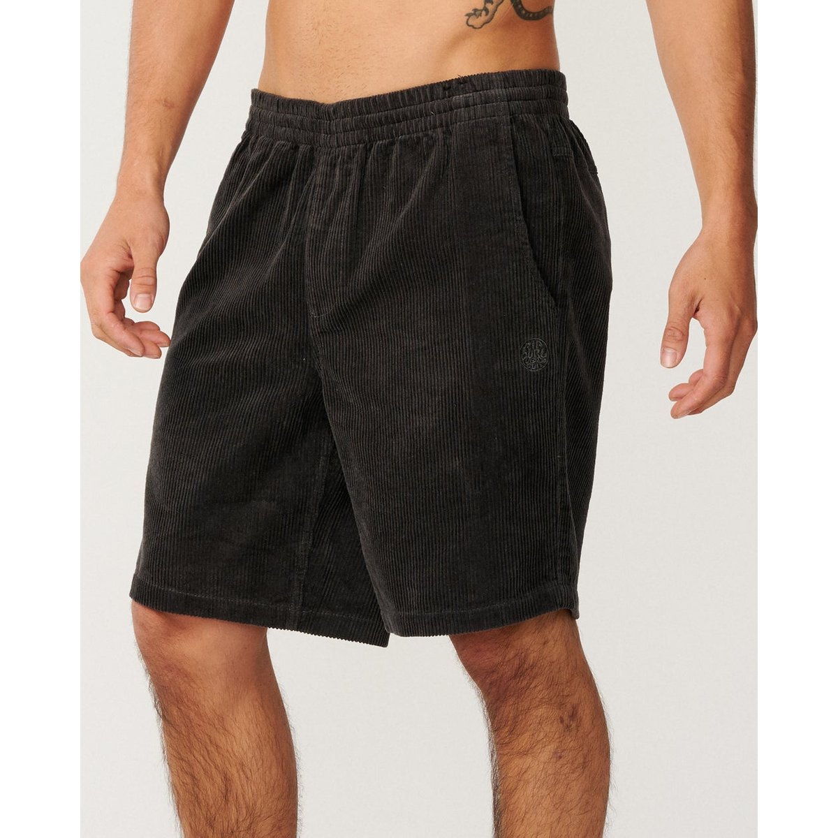 Short  PREMIUM SURF CORD noir, RIP CURL