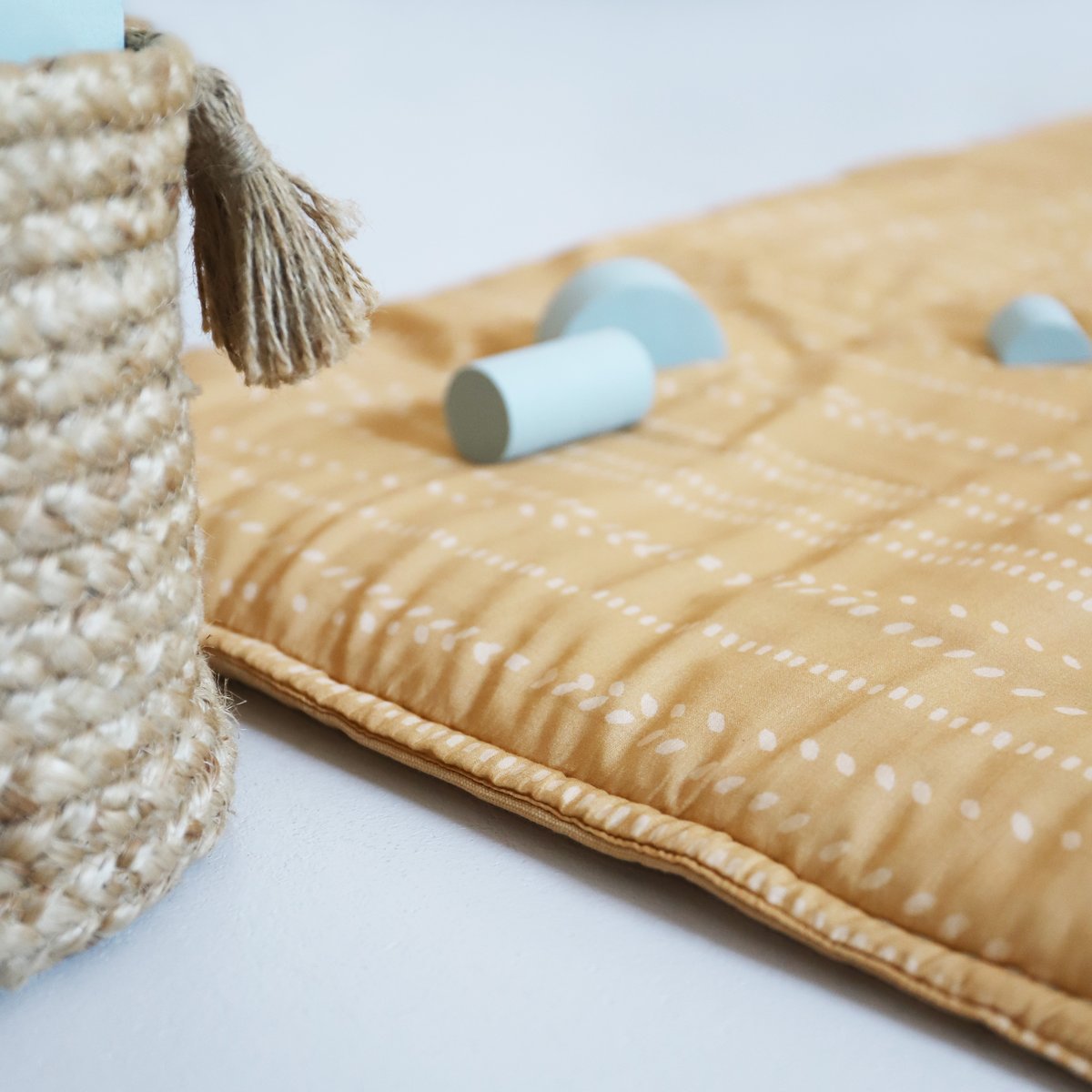 Tapis de repos bébé bohème NEPO caramel, NATTIOT