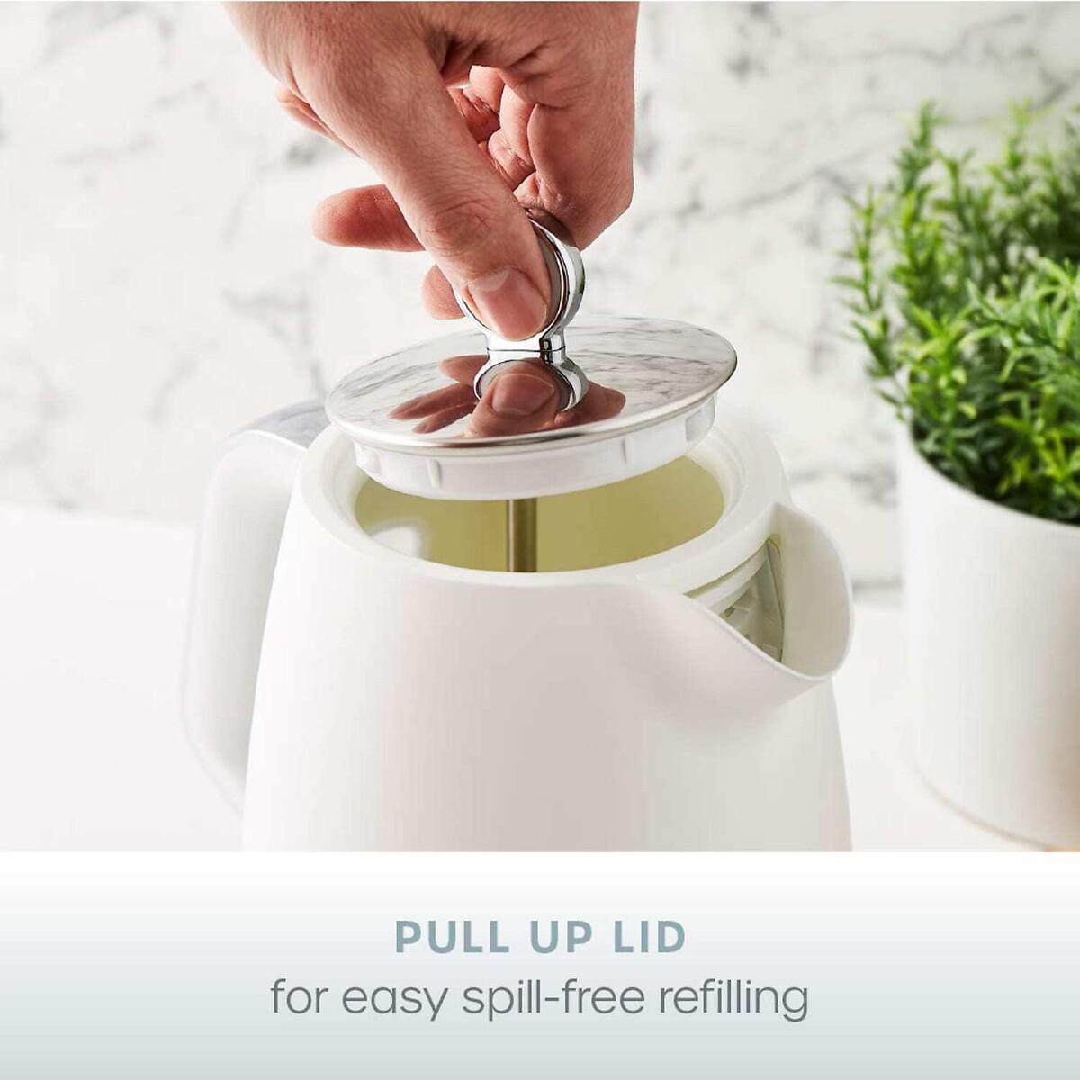 Serenity 1.7L Kettle - SK14017 white, SWAN