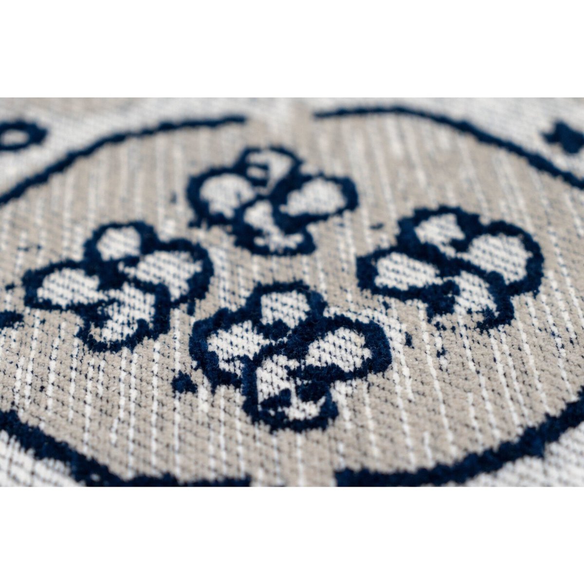 Tapis en coton fait main, RIVIÈRE gris, noir, ARTE ESPINA