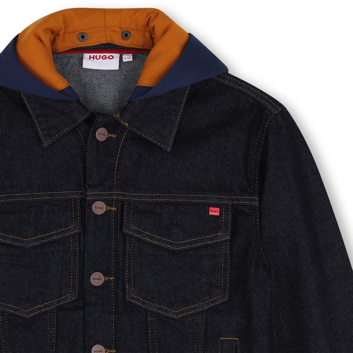 Veste en denim rinse wash, HUGO KIDSWEAR