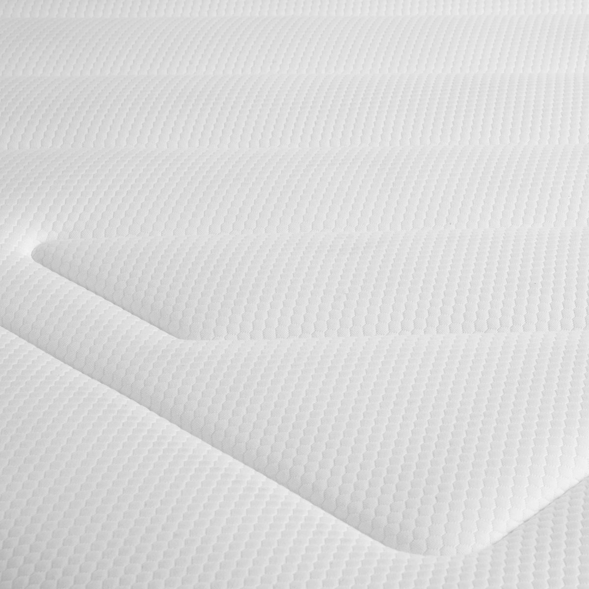 Matelas ressorts, latex et mémoire de forme Rêve 700 blanc, SOMEO