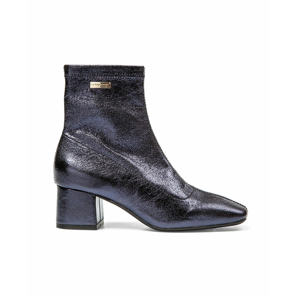 Bottines à talon Daniela bleu irisé, LES TROPEZIENNES PAR M.BELARBI