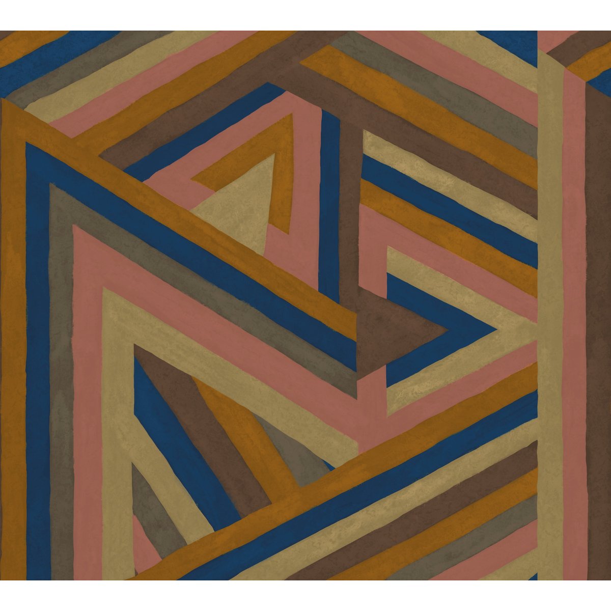 Papier peint panoramique LOOKS Triangles multicolore, LOOKS BY WOLFGANG JOOP