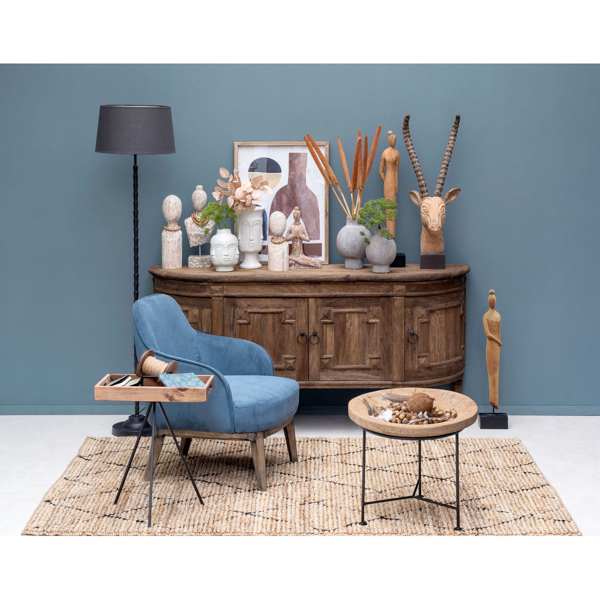 Buffet en bois foncé BEAUSSANT bois fonce, CHEHOMA