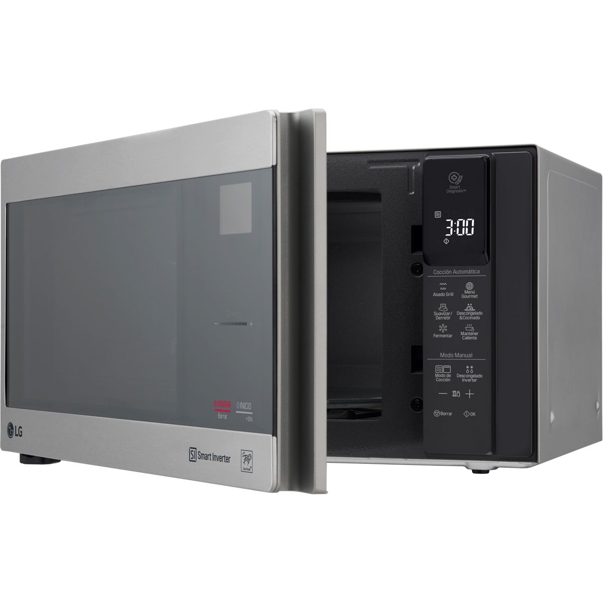 Micro ondes grill MH7295CIR inox / miroir, LG