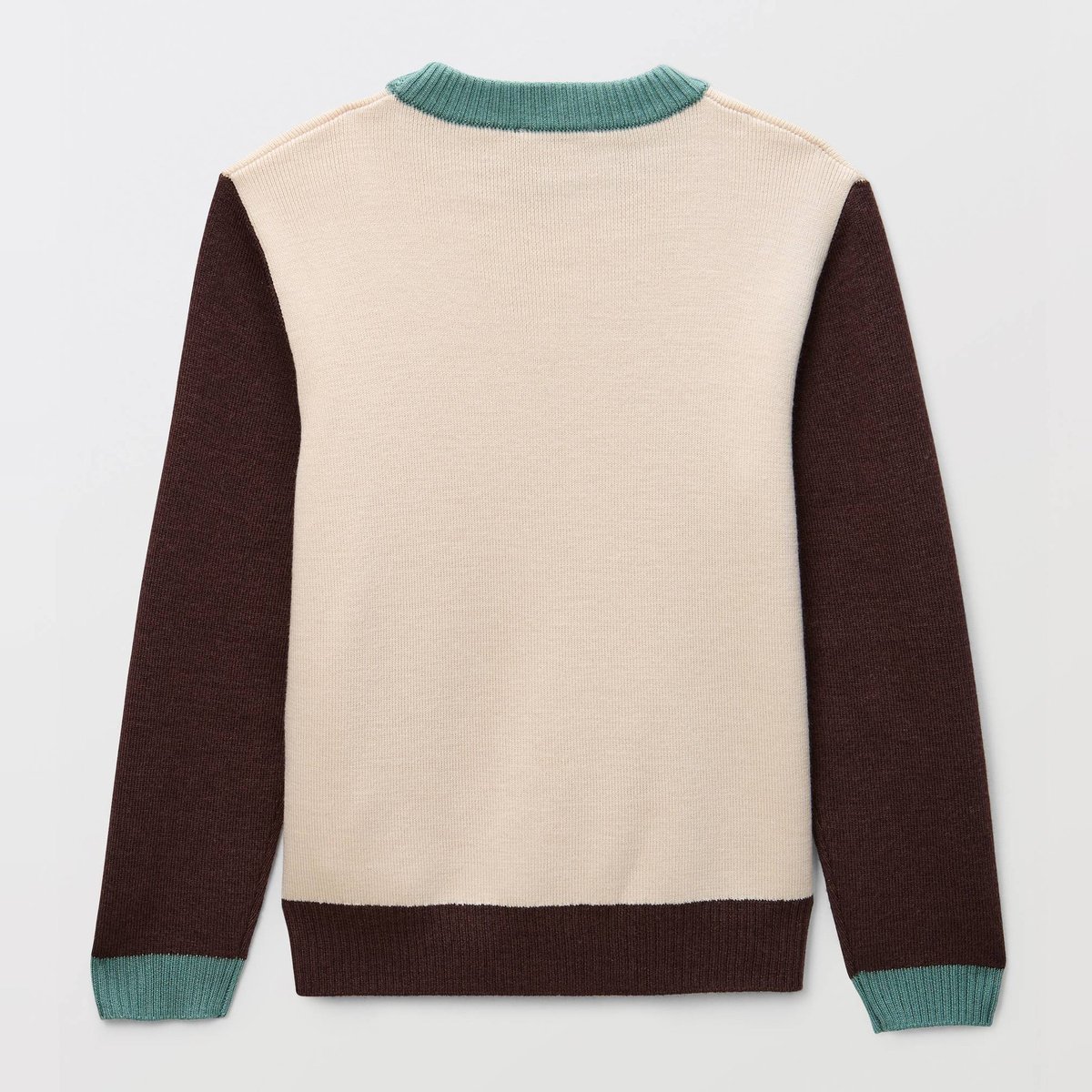 Pull rayé en coton butter cream, MONOPRIX