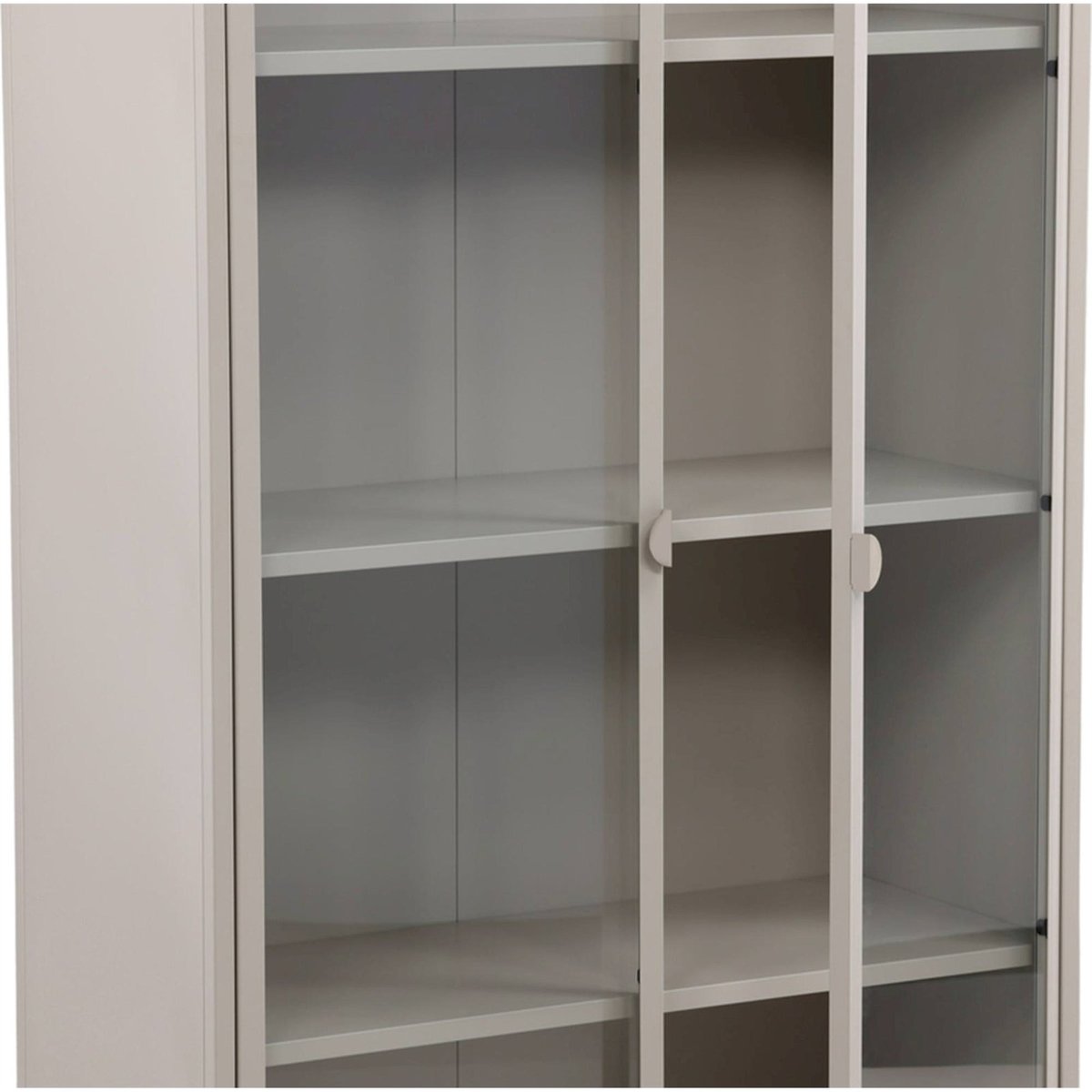 Vitrine en métal collection PIRING beige, RECOLLECTION