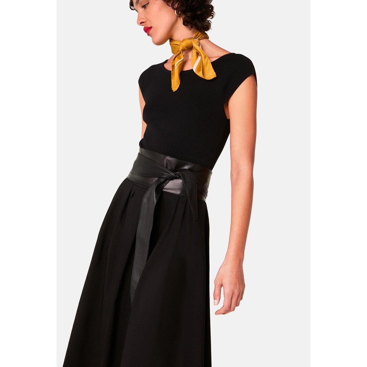 Top encolure bateau noir, RODIER