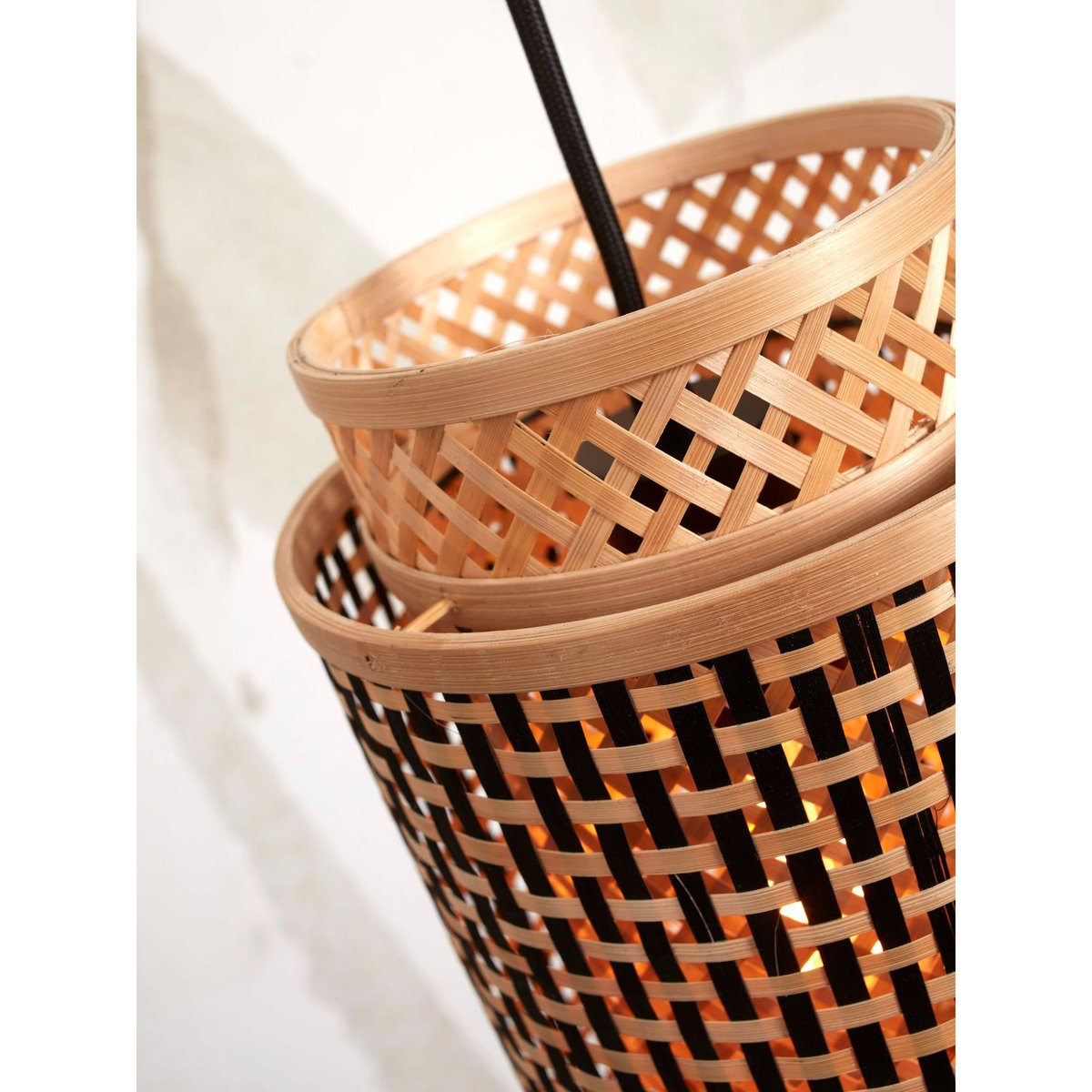 Suspension Bambou BHUTAN naturel, GOOD & MOJO