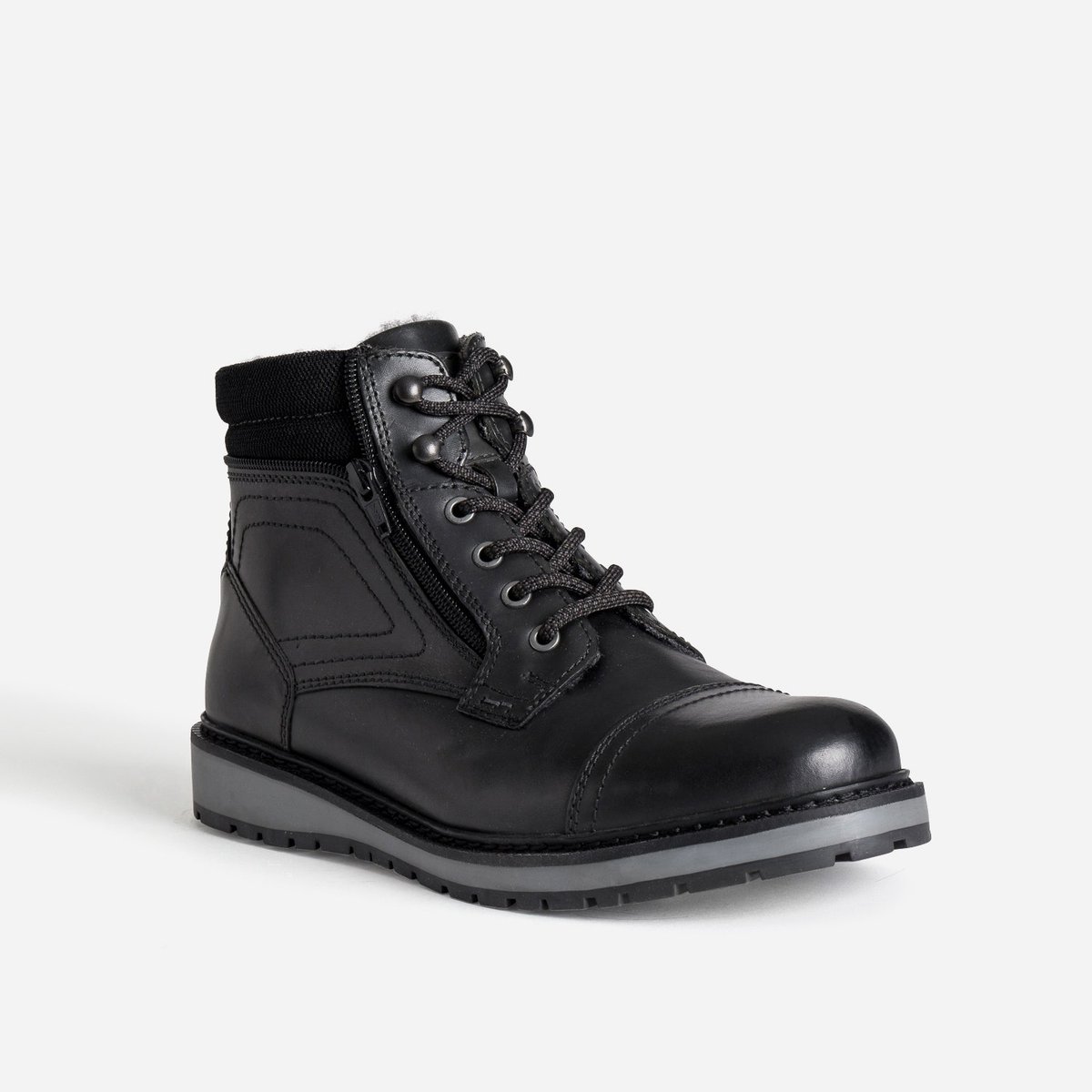 Boots en cuir BRYCE noir, ERAM