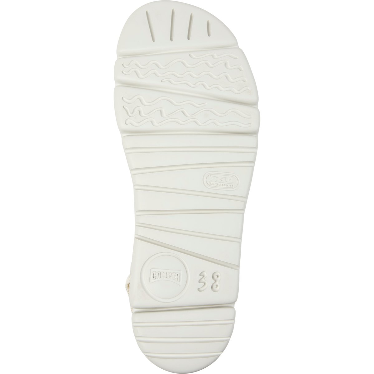 Sandales Oruga cuir blanc, CAMPER