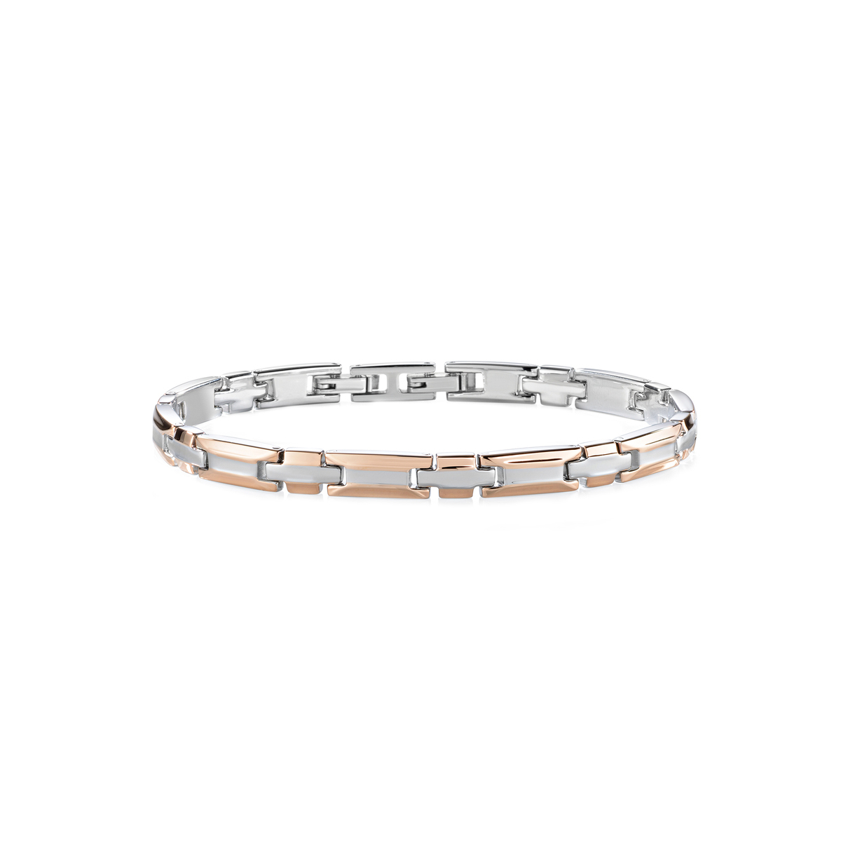Bracelet en acier CROSS or rose, MORELLATO