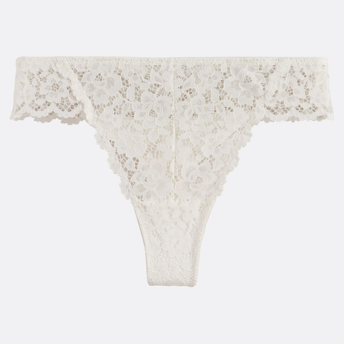 Signatures Pack of 2 Girofle Tangas ivory, LA REDOUTE COLLECTIONS