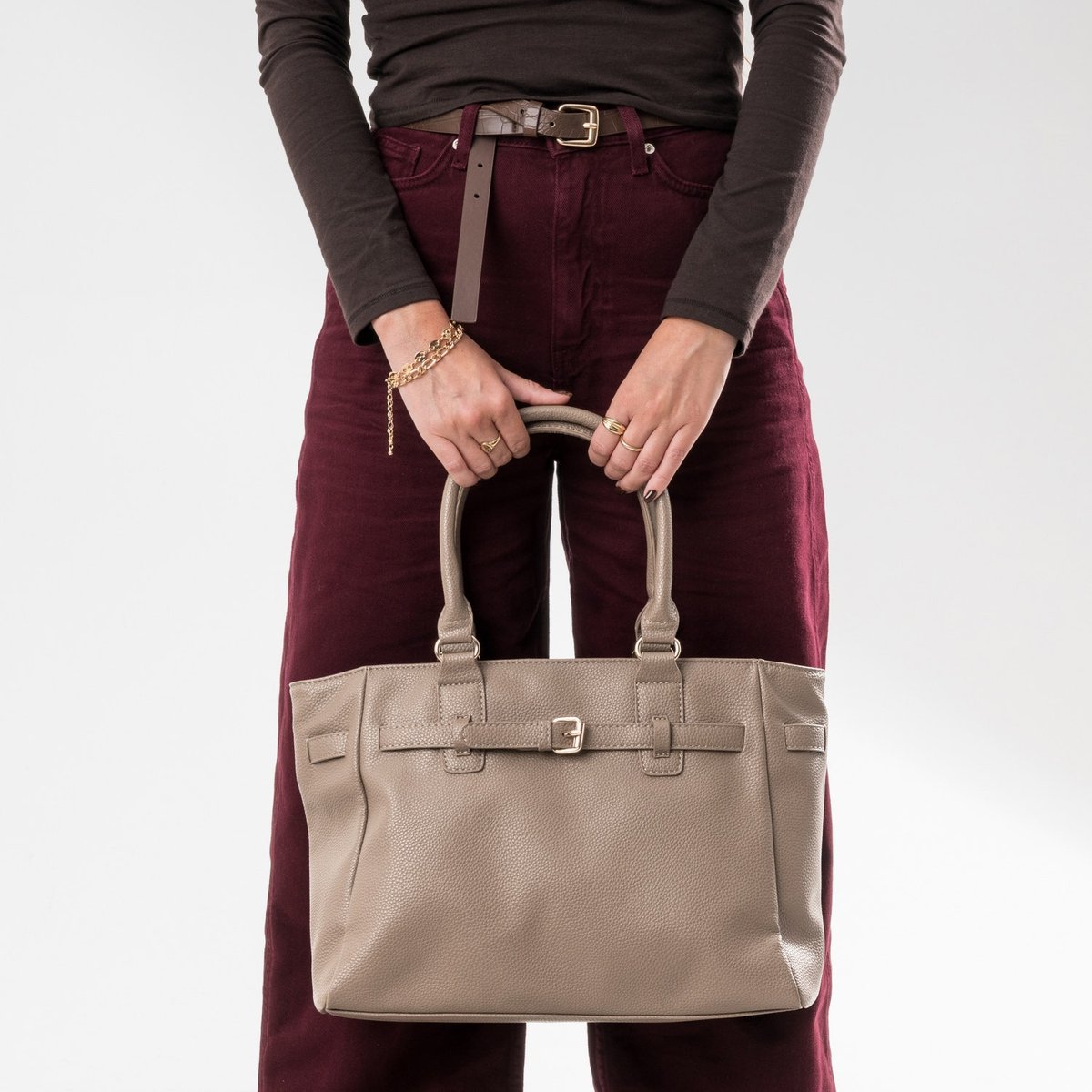 Sac À Main NELKA gris, ERAM