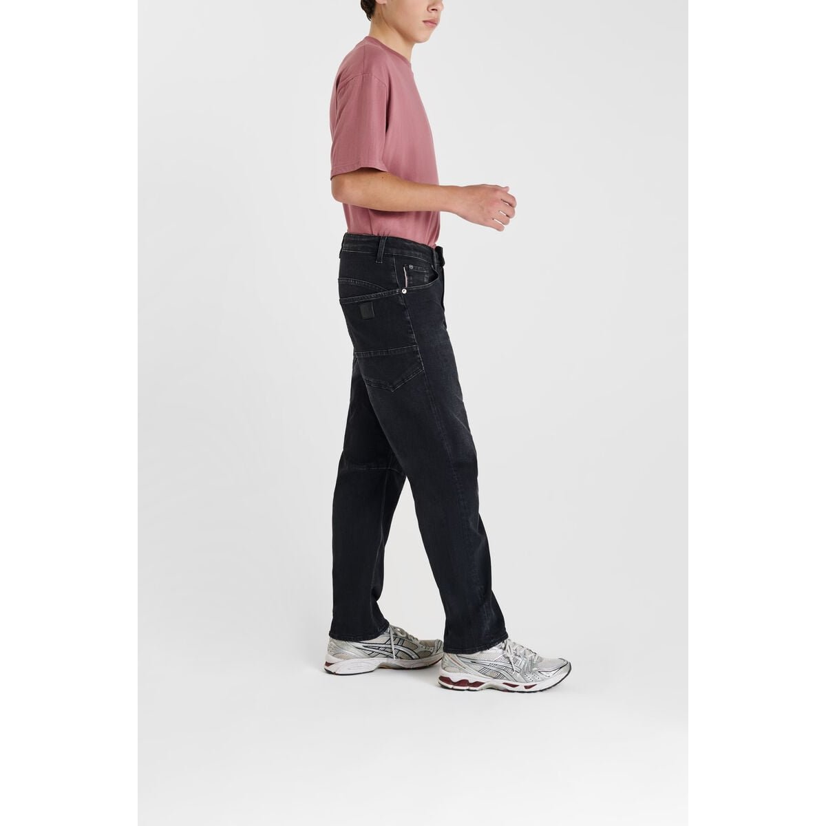 Jeans loose, large NOAH, longueur 34 black / black, LE TEMPS DES CERISES