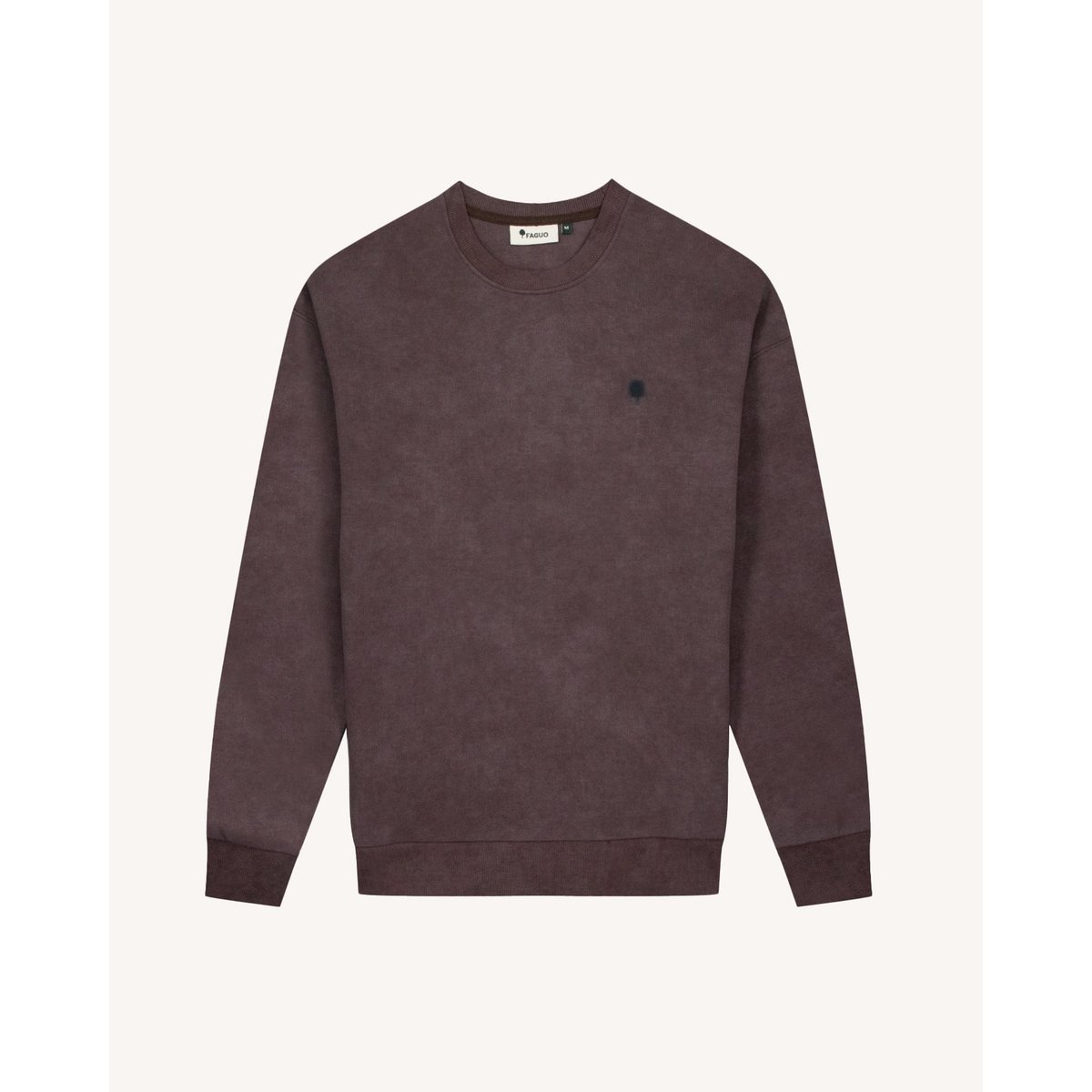 Sweat en molleton marron et taupe, FAGUO
