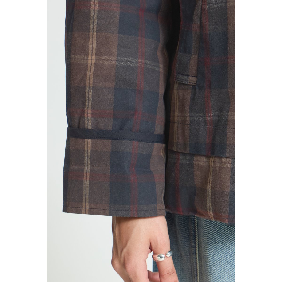 Veste d'extérieur bleu dark navy check, ICHI
