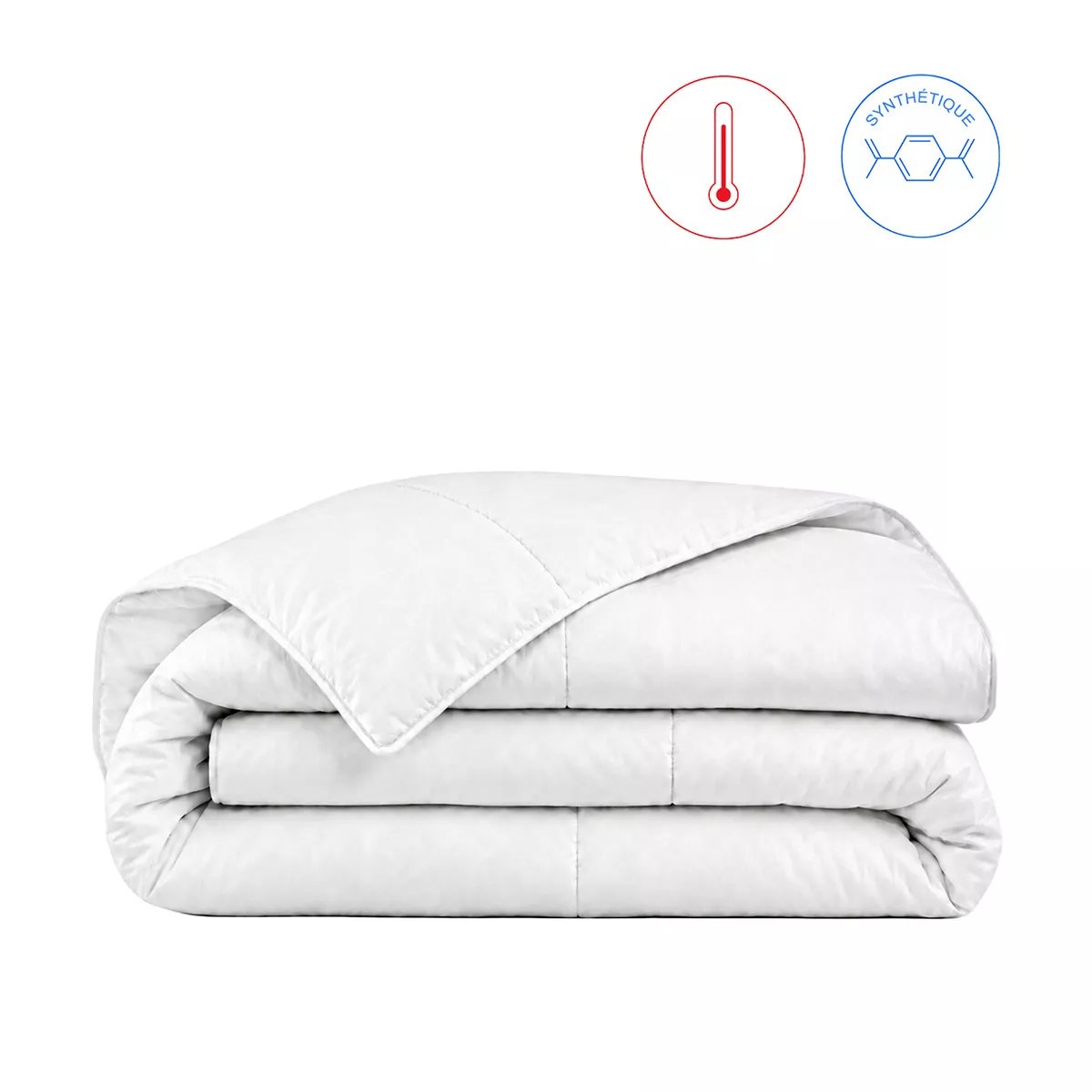 Couette fibres synthétiques 150 g/m² ÉtÉ Bien etre modulable legere chaude, GARNIER THIEBAUT