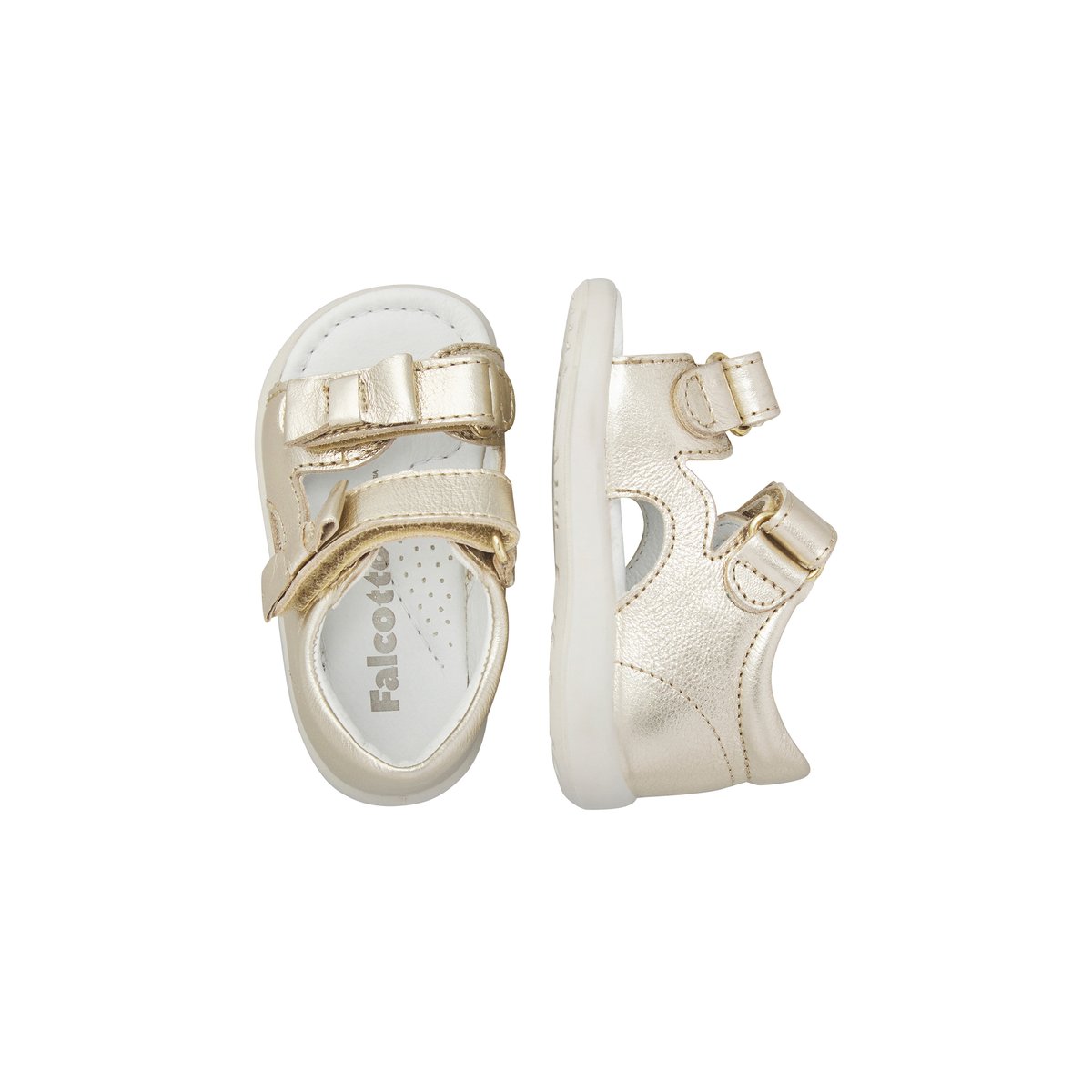 Sandales en cuir FEILA platine-, FALCOTTO