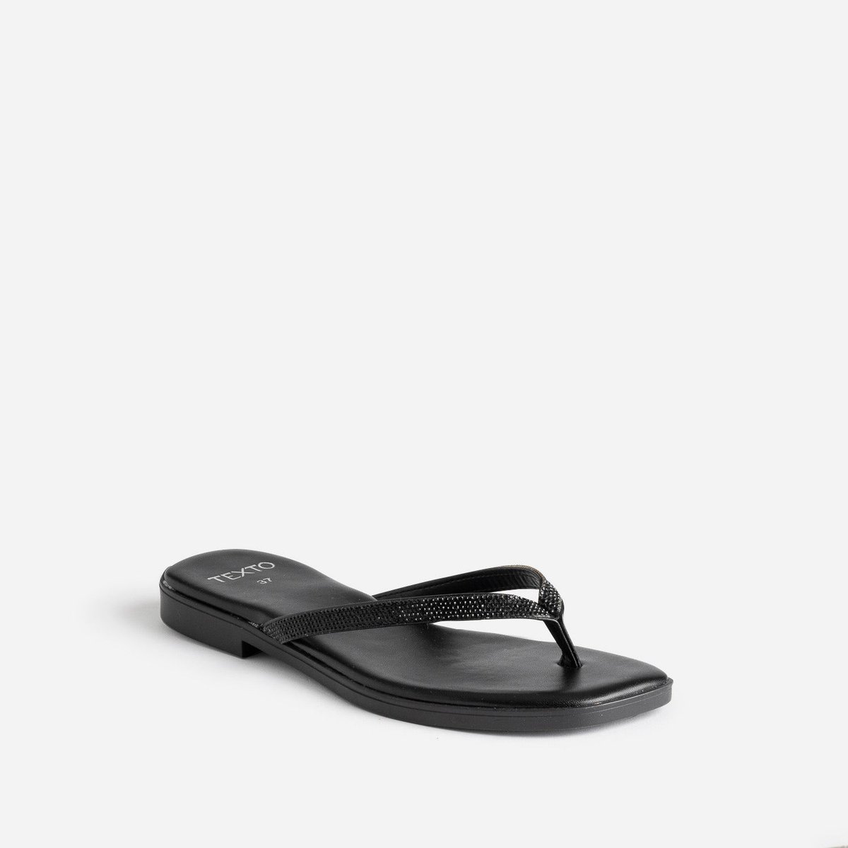 Mule MADHIA noir, TEXTO