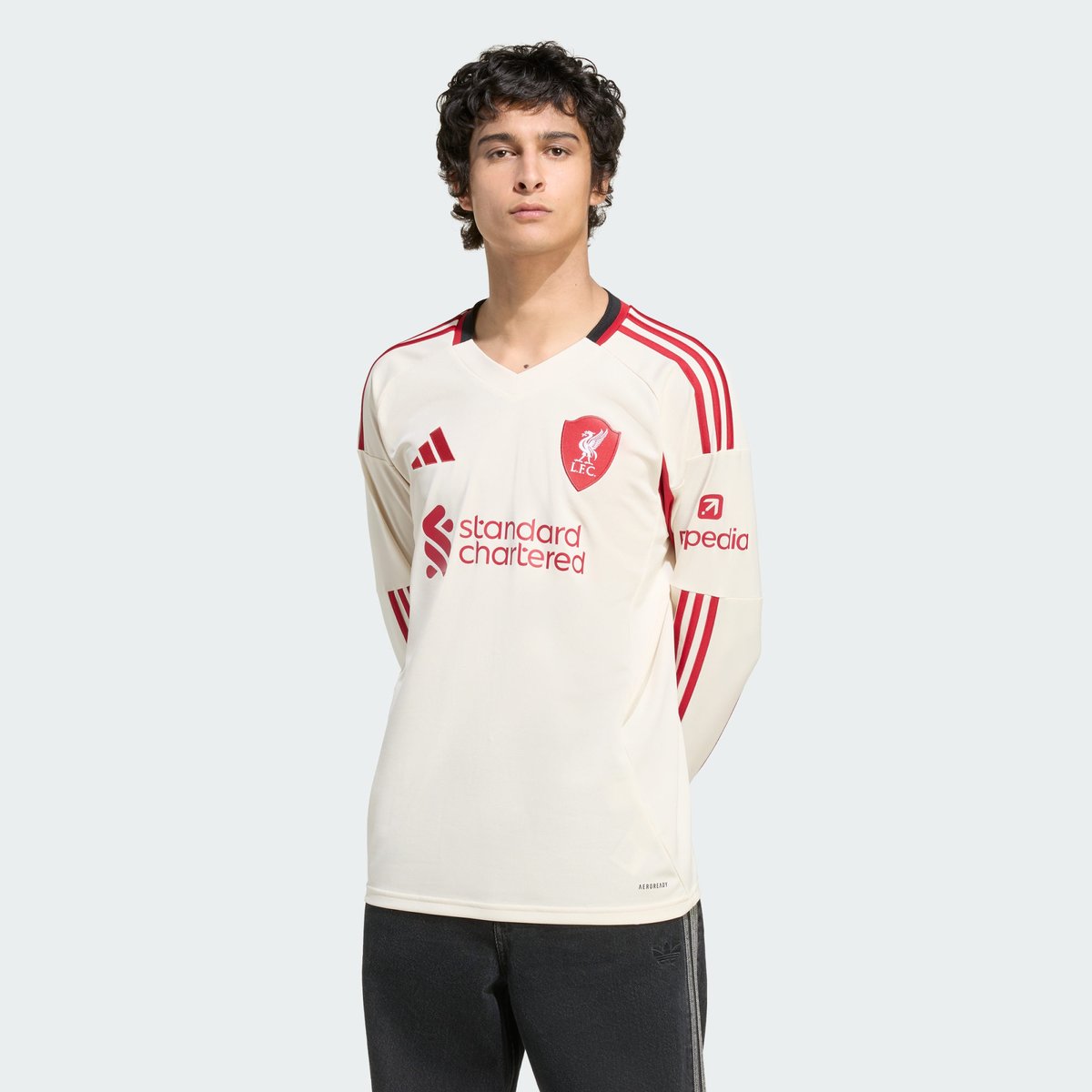 Maillot Manches Longues Extérieur Liverpool Fc 25/26 Maillot Manches Longues Extérieur Liverpool Fc 25/26 wonder white, adidas Performance
