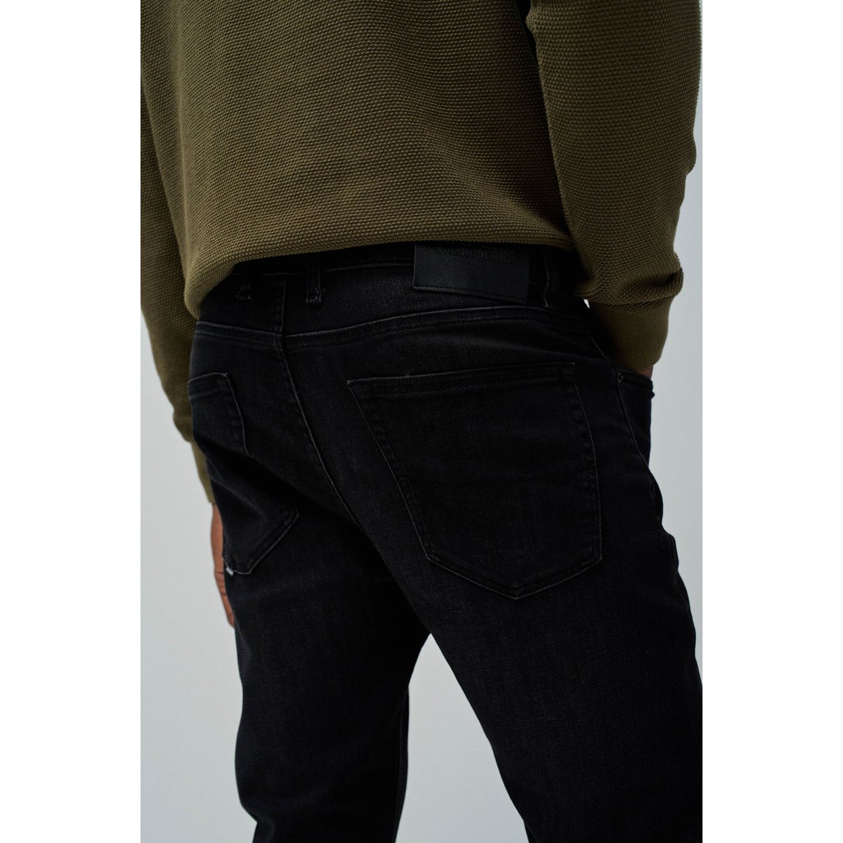 JEAN SKINNY S-REPEL noir, SALSA JEANS