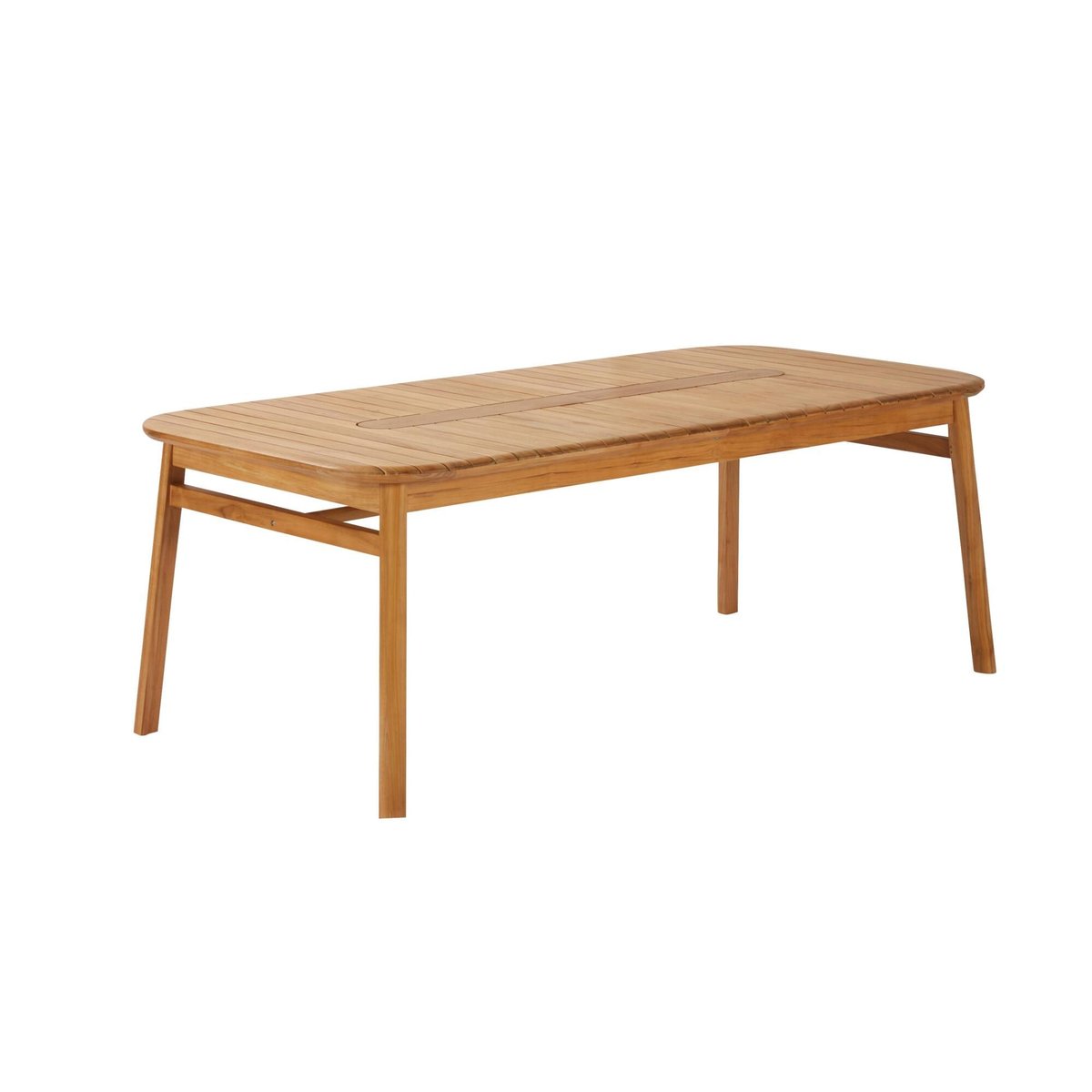 Table de jardin extensible en teck, AURORA marron, NATERIAL