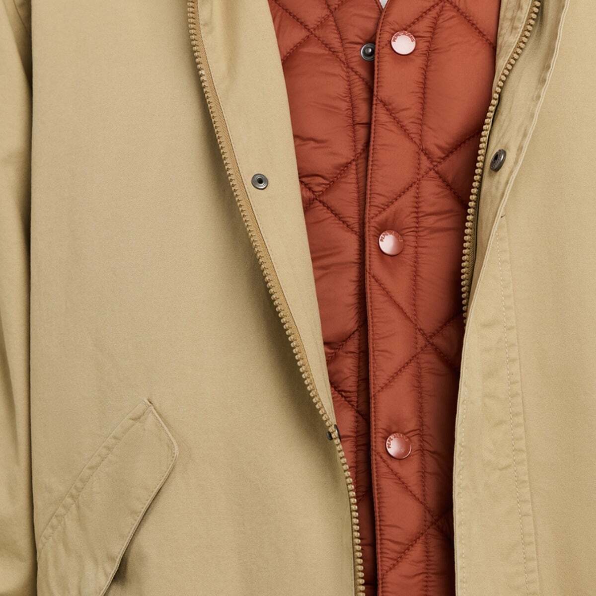 Parka Avec Capuche beige malté, PEPE JEANS