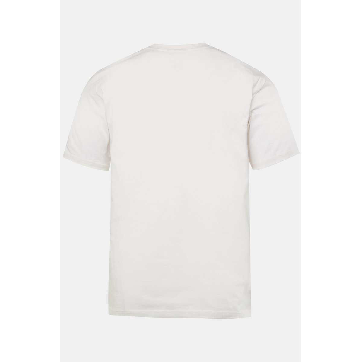 T-shirt, manches courtes et imprimé poitrine blanc cassé, JP1880