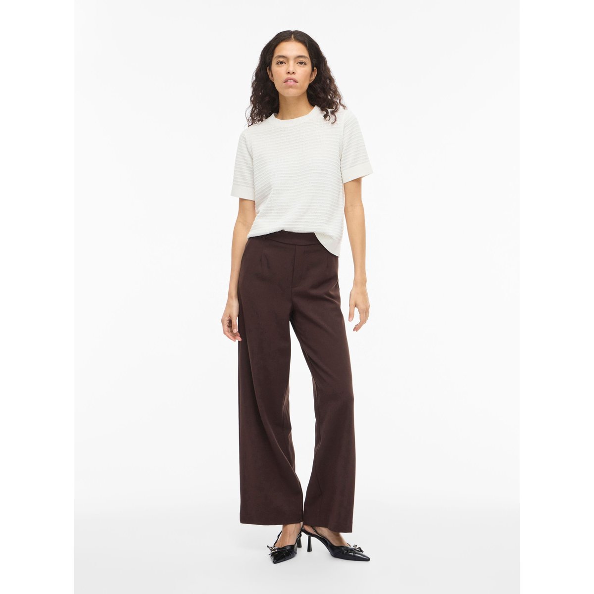 Top En Maille white alyssum, VILA