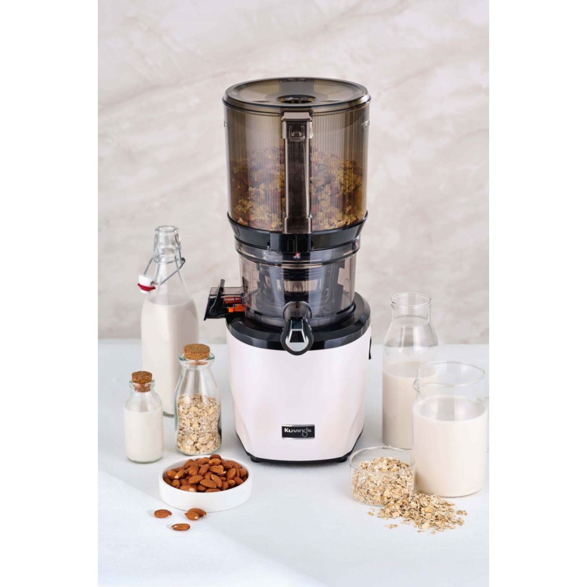 Extracteur de jus automatique blanc KHS2571CE W couleur unique, KUVINGS