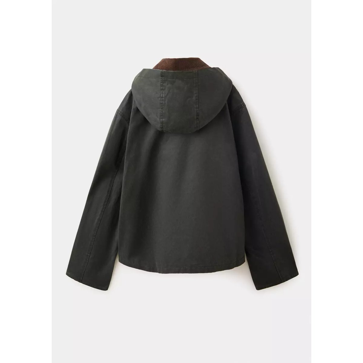 Veste à col en velours côtelé kaki, MANGO KIDS