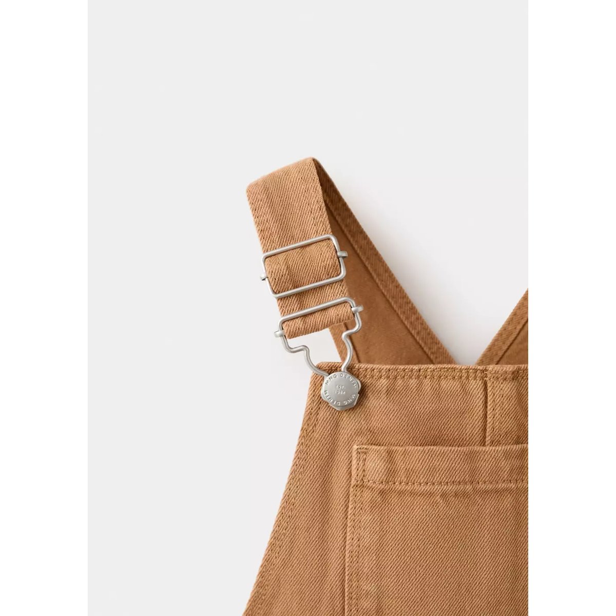Salopette longue jean ocre, MANGO BABY