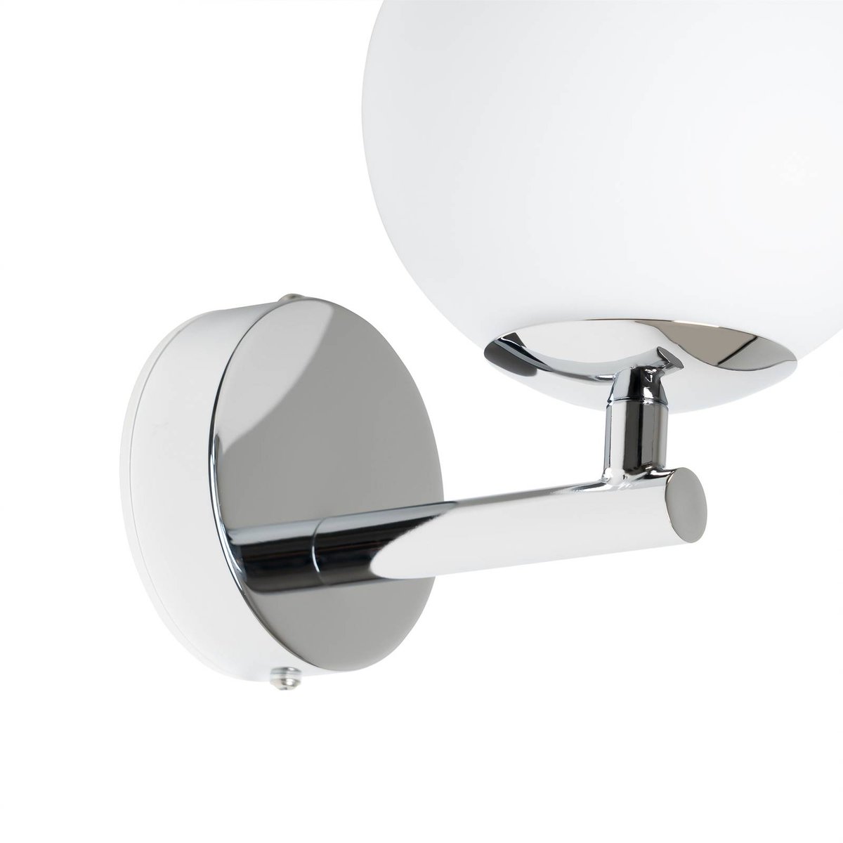 Applique en métal moderneLED, Maviris blanc, chromé, ARCCHIO