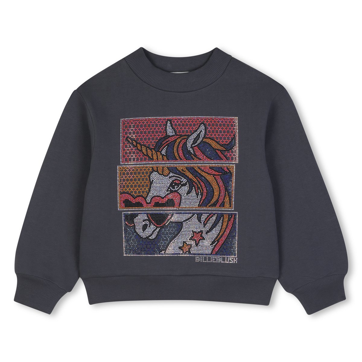 Sweat col rond asphalte, BILLIEBLUSH