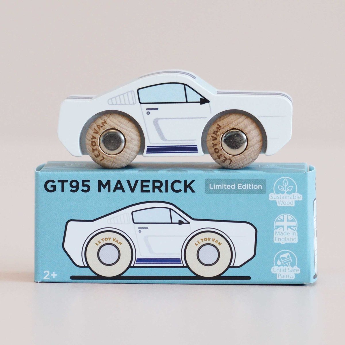 Voiture Maverick No 17 blanc, LE TOY VAN