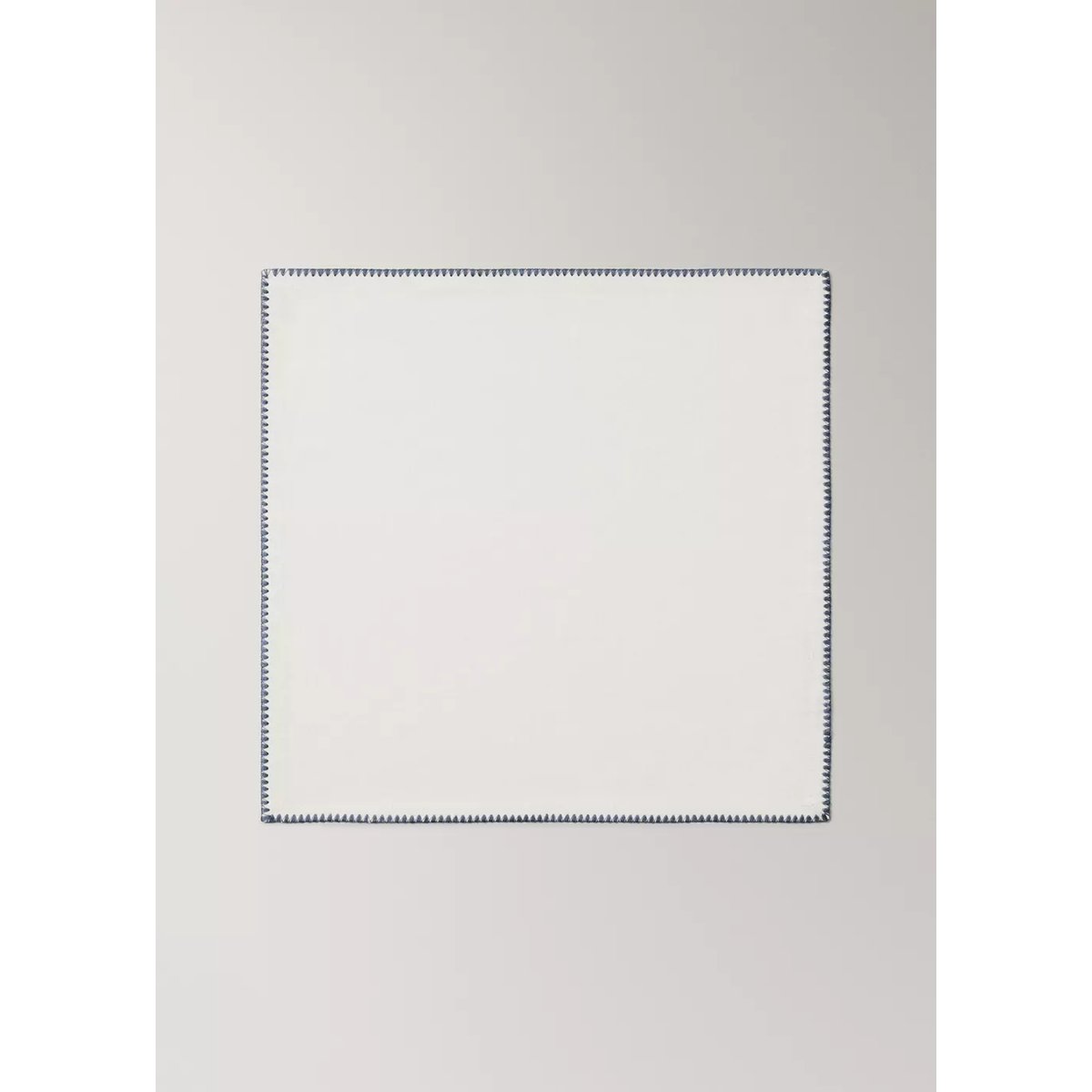 Serviettes de table lin coton contraste blanc cassé, MANGO HOME