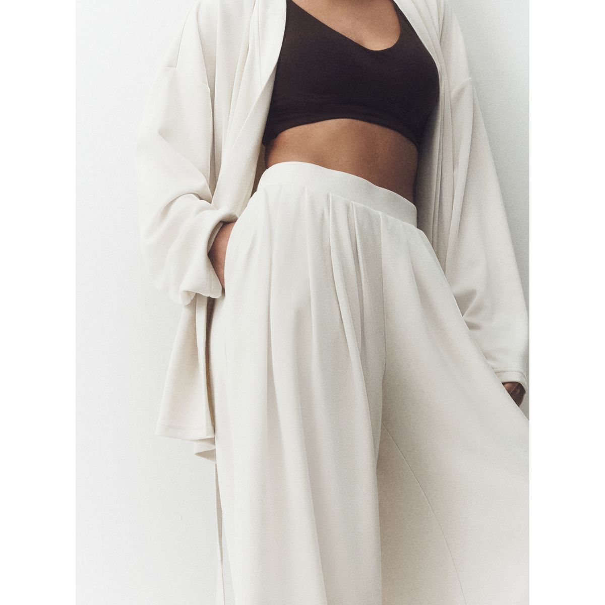 Pantalon de jogging ample studio crème, NEXT