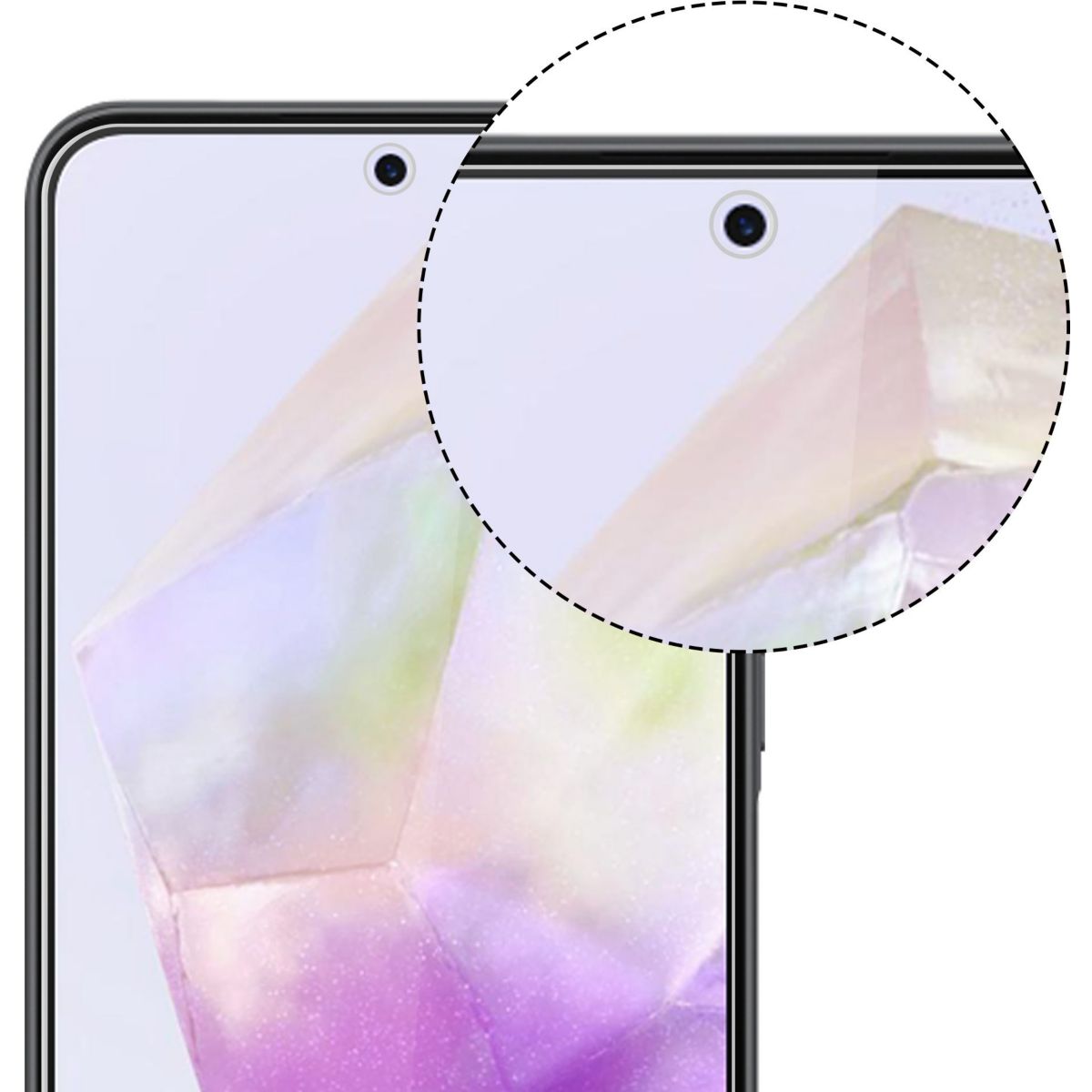 Protège écran Samsung Galaxy A37/A36/A56/S24FE Verre couleur unique, ESSENTIEL B