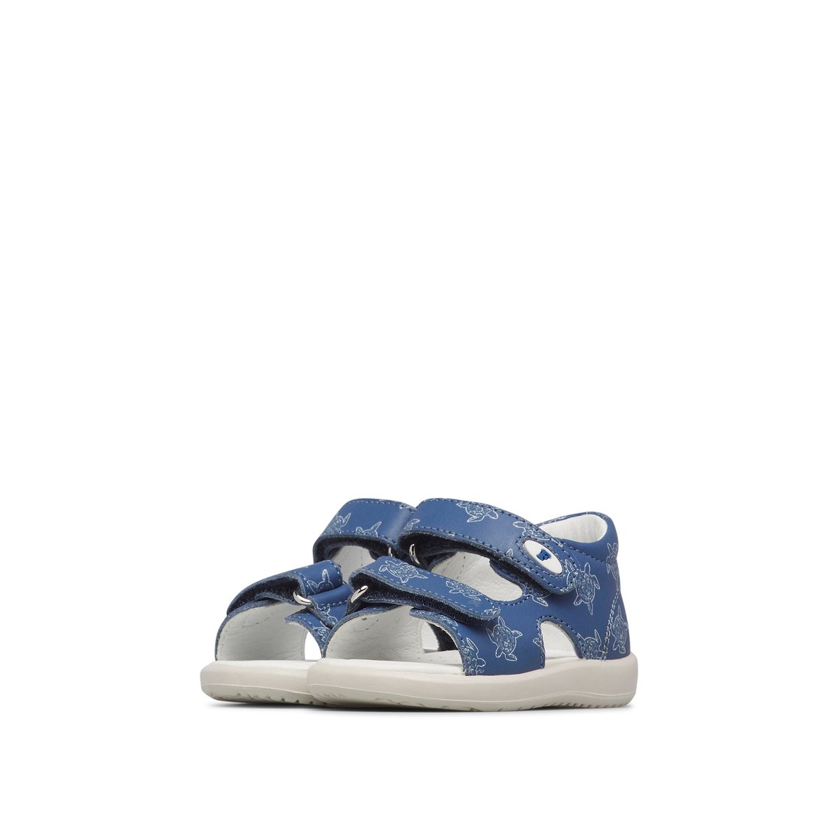 Sandales en cuir NEW RIVER bleu-, FALCOTTO