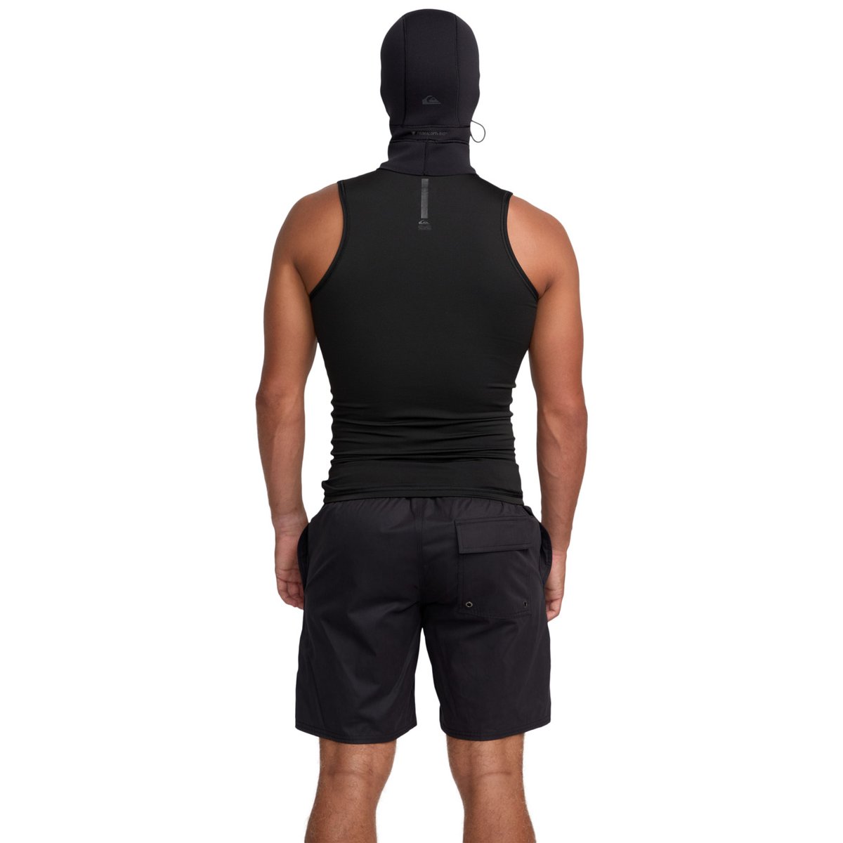 Veste à capuche en néoprène MARATHON SESSIONS 1MM noir black, QUIKSILVER