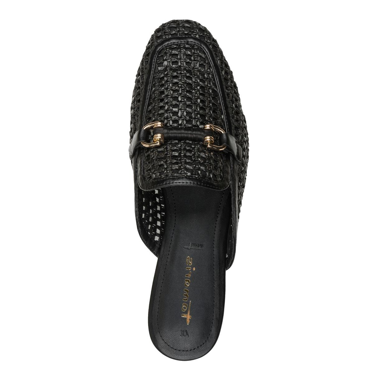 Mule plate noir, TAMARIS