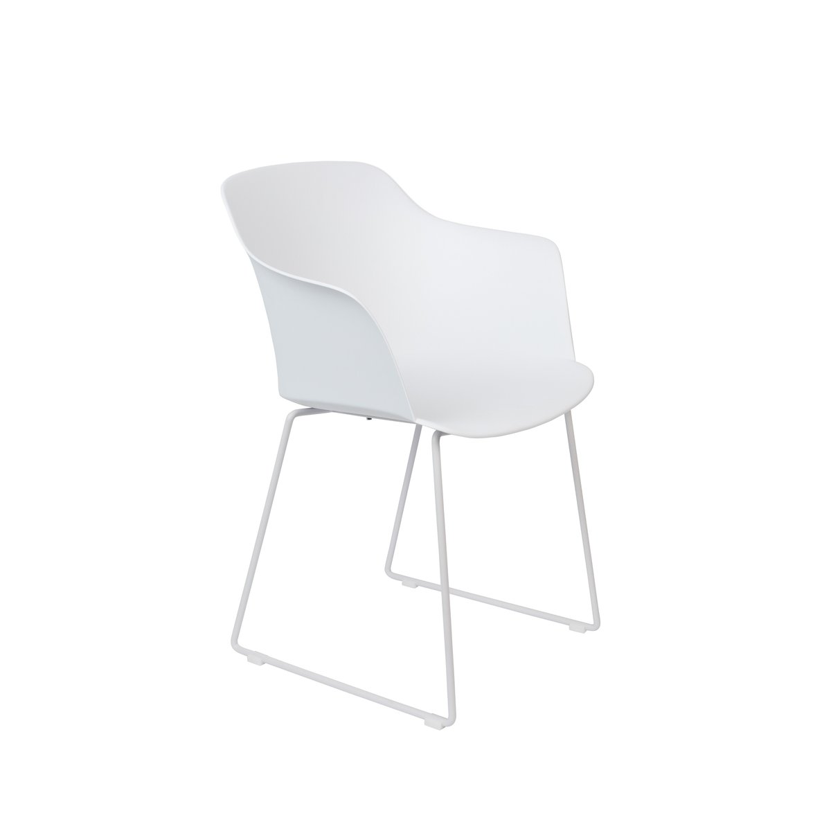 Chaise design (lot de 2), TANGO blanc, BOITE A DESIGN