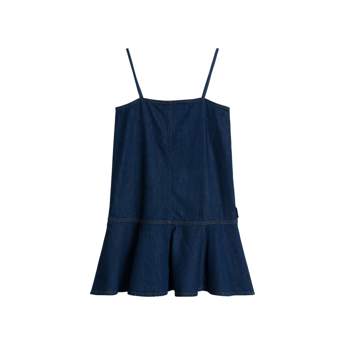 Robe courte en jean, coupe classique réalisé avec Orange Fiber bleu, MARC O’POLO DENIM