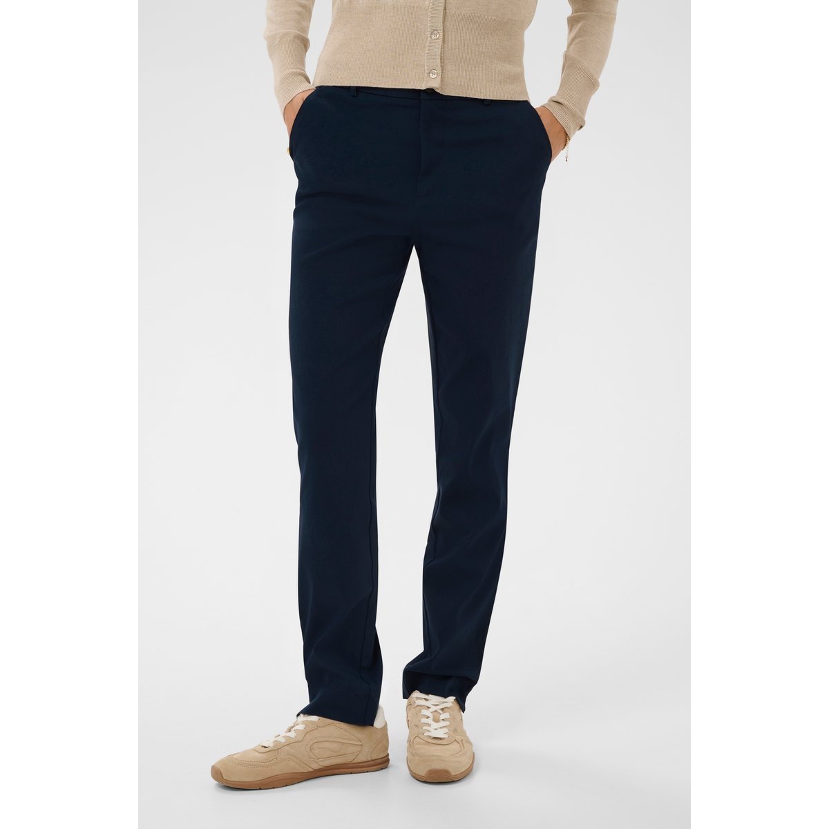 Pantalon de costume bleu midnight marine, KAFFE