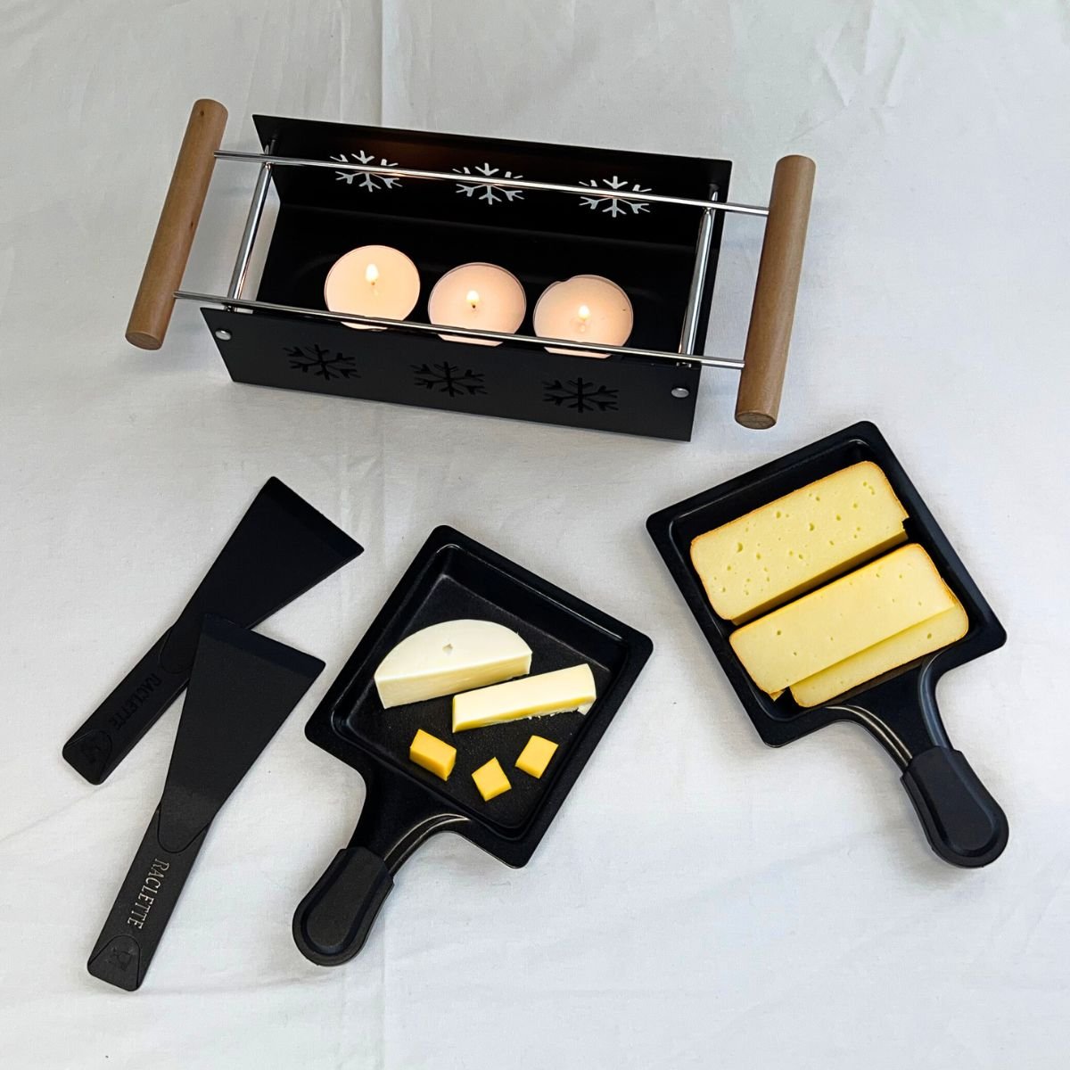 Raclette a la bougie brun,noir, FACKELMANN