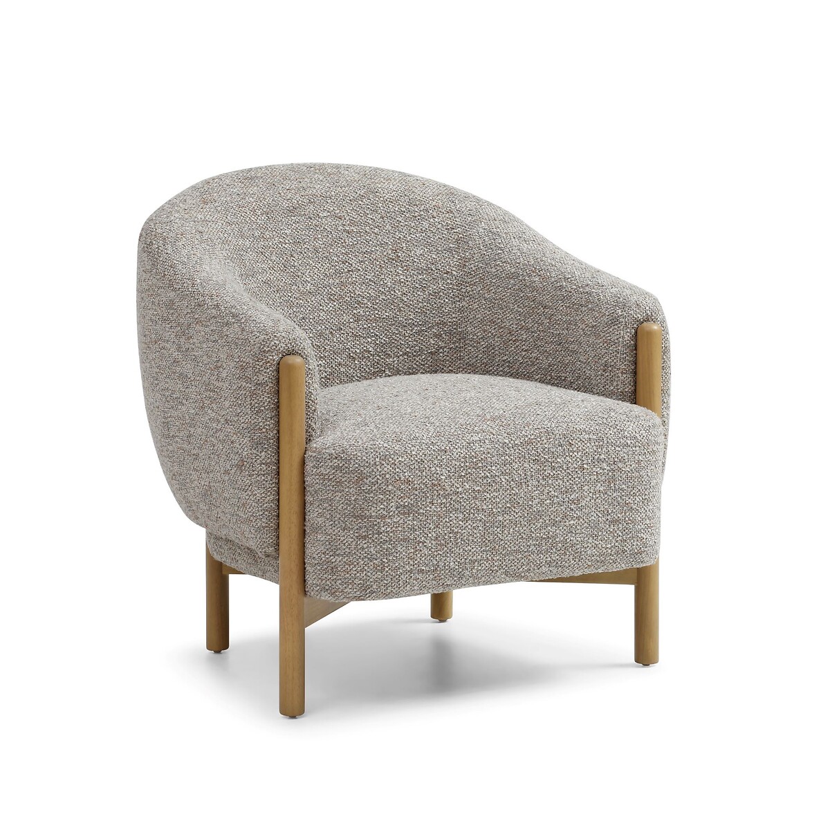 Sasha Curve Boucle Tub Chair natural, ÉDITÉ