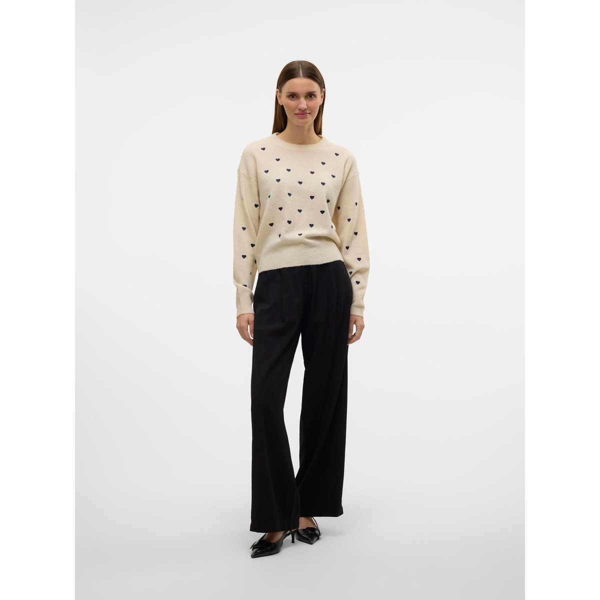 Pull En Maille birch, VERO MODA