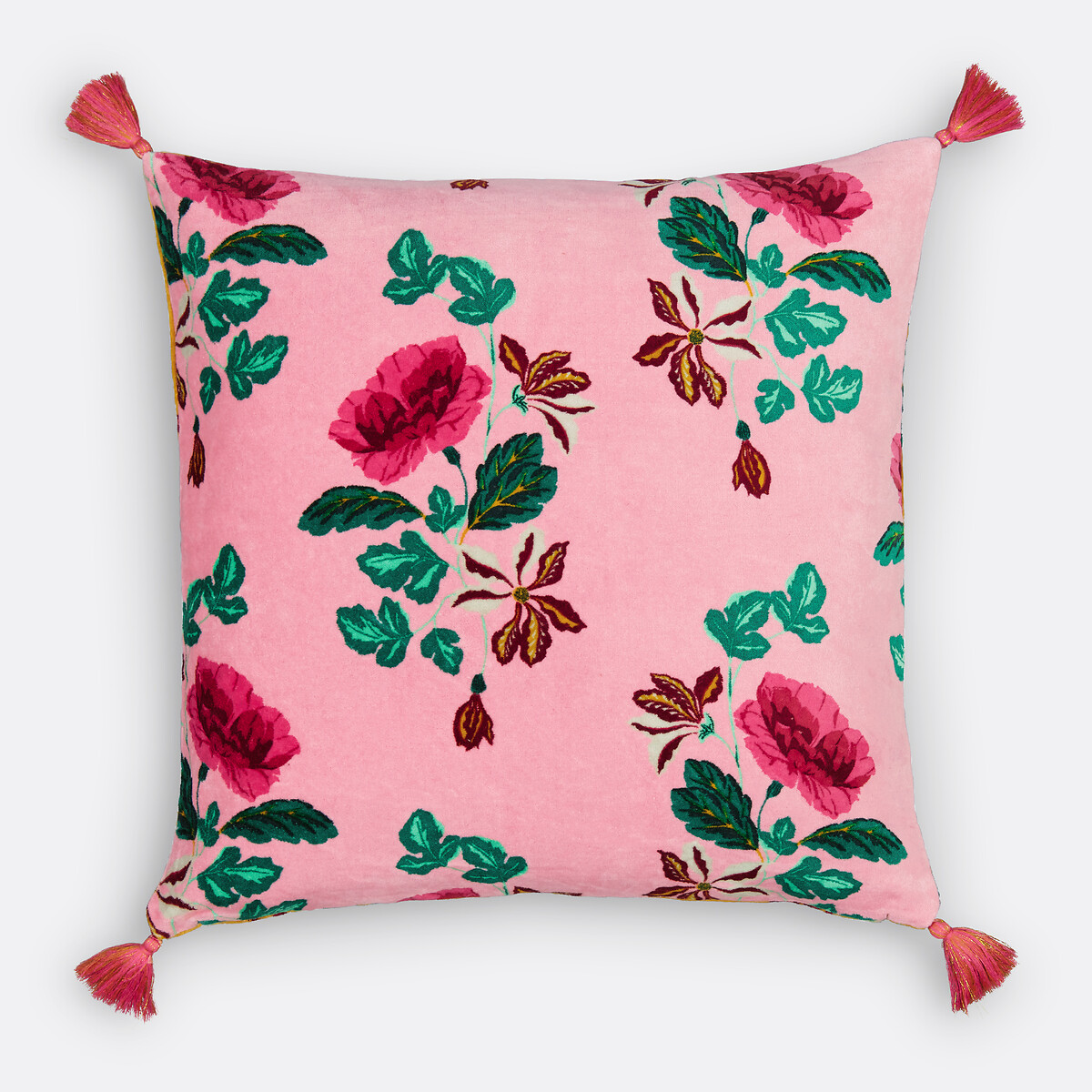 Housse de coussin velours 45x45 cm, Ingrid multicolore, LA REDOUTE INTERIEURS
